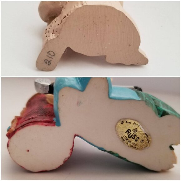 Lot of 6 Pig magnets figurines statues collection - Picture 11 of 11